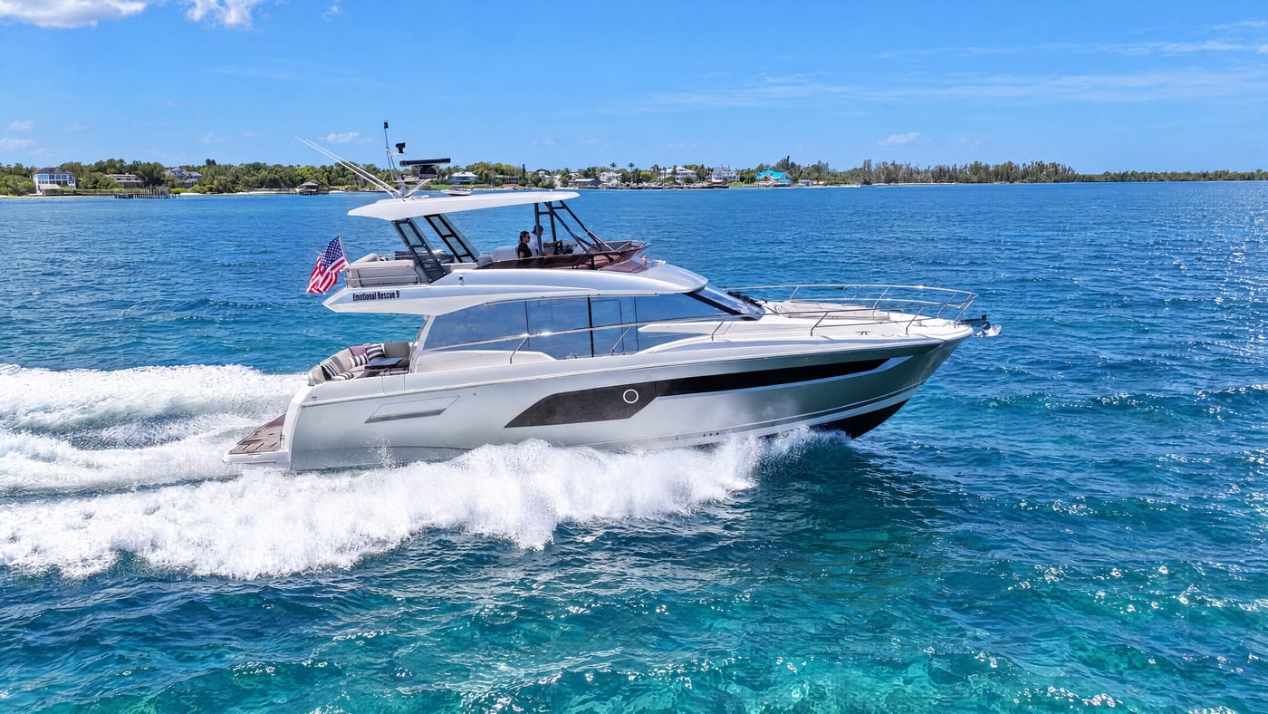 After batchlook: Yacht profile, water enhanced